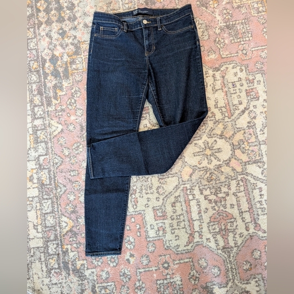 Gap Favorite Jegging Stretchy Denim Dark wash Size 6/28 Comfy Cute Casual - Picture 6 of 8